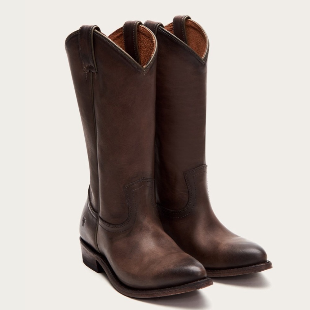 Frye Billy Pull On Dark Brown size 7B